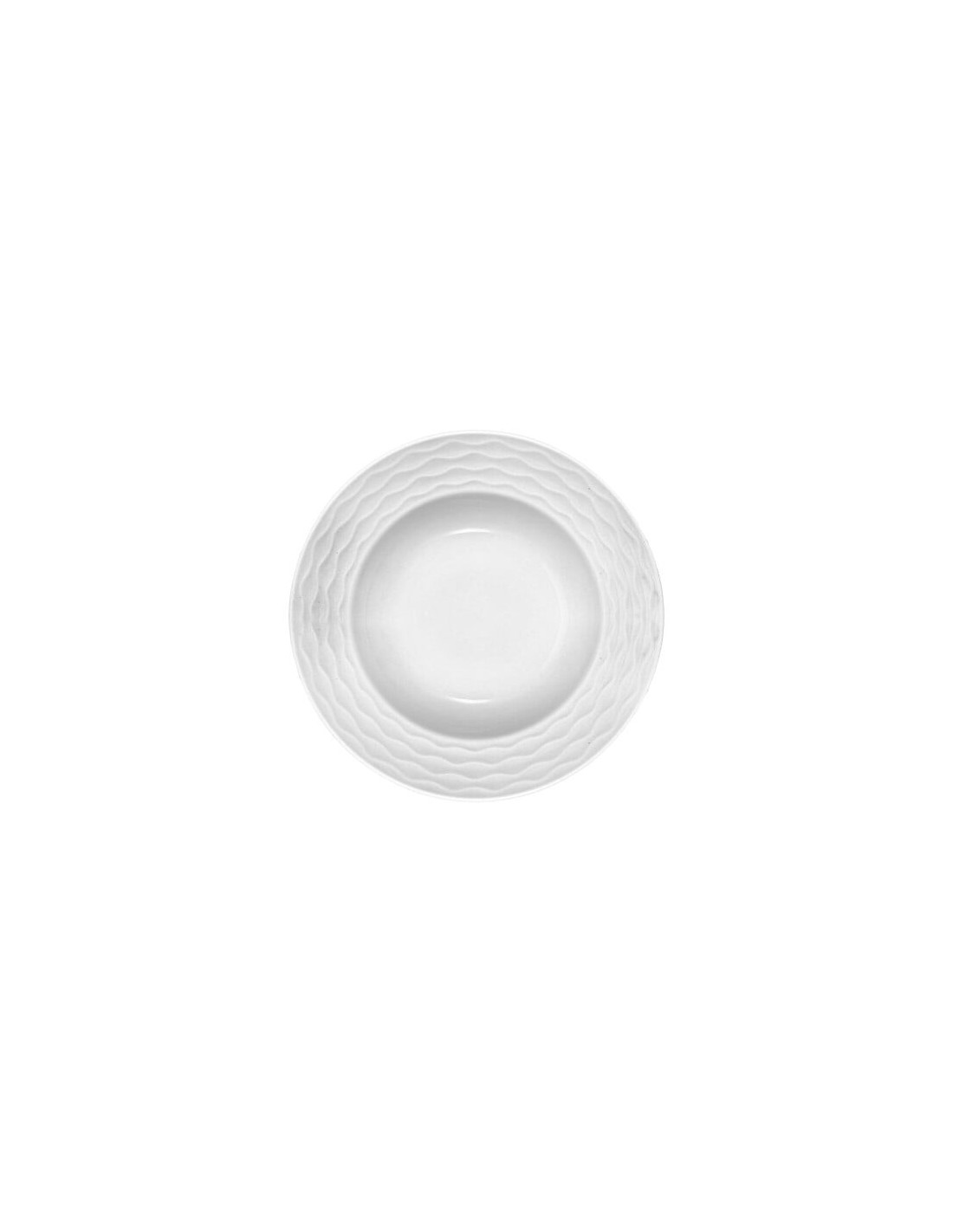 Servizio piatti 12 pezzi Paloma bianco in porcellana | shopincasa.it