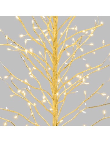 ALBERI DI NATALE: vendita online Albero Ramo di Natale Tiglio Champagne H60cm, 160 MicroLED Bianco Caldo e Bianco, FlashLED D...