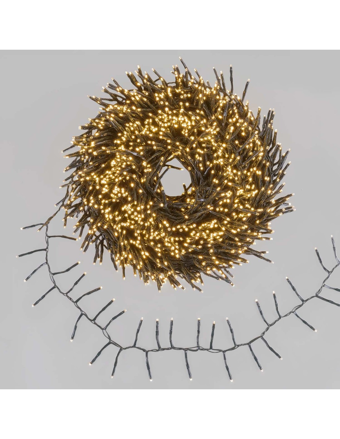 LUCI DI NATALE: vendita online Catena di Natale Festone MiniCluster Plus 20m, 1000 MiniLED Bianco Caldo, Giochi di Luce, Time...