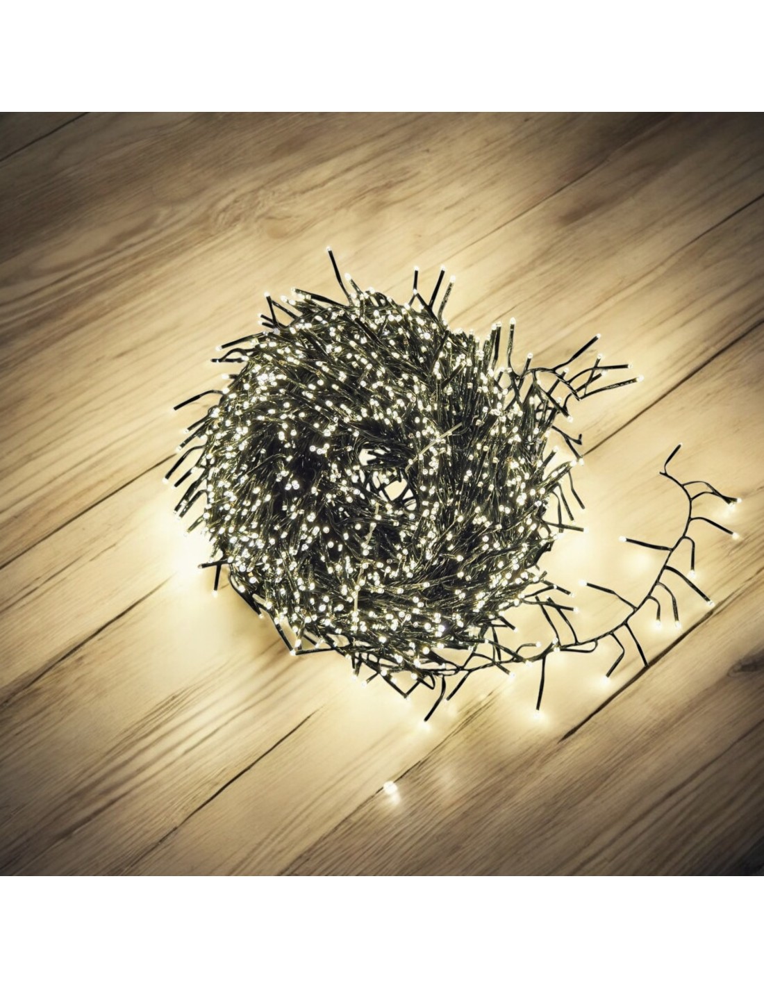 LUCI DI NATALE: vendita online Catena di Natale Festone MiniCluster Plus 20m, 1000 MiniLED Bianco Caldo, Giochi di Luce, Time...