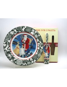 PIATTO PANETTONE 31CM CON PALETTA