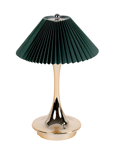 ILLUMINAZIONE: vendita online LAMPADA TAVOLO 143152 PVC 16X25CM VERDE/ORO in offerta