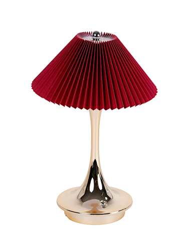 ILLUMINAZIONE: vendita online LAMPADA TAVOLO 143153 PVC 16X25CM BURGUNDY/ORO in offerta