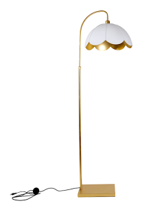 PIANTANA 143122 METALLO 57X50X180CM BIANCO/ORO