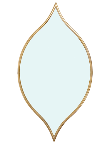 SPECCHIO 142258 CORNICE ORO 45X84CM METALLO