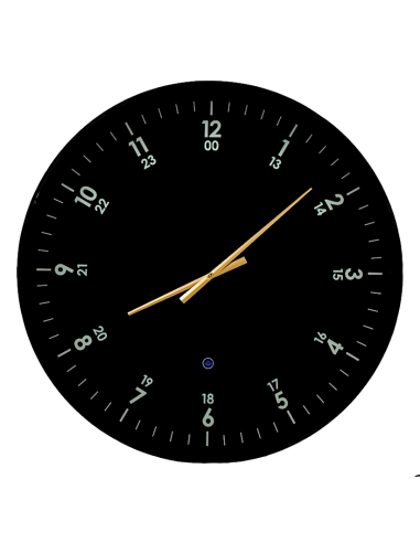 OROLOGIO PARETE 141867 VETRO 70CM CON LED