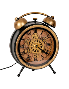 OROLOGIO TAVOLO 141952 METALLO 23X30CM CON LED
