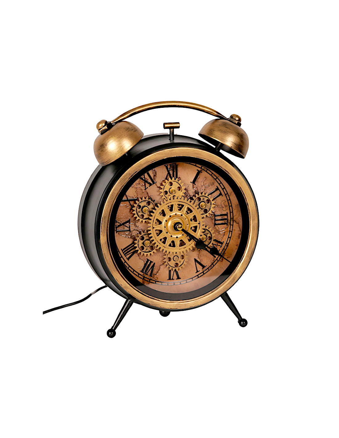 OROLOGIO TAVOLO 141952 METALLO 23X30CM CON LED
