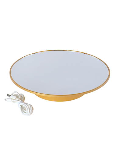 OGGETTISTICA: vendita online BASE GIREVOLE 140481 ORO 25CM CON SPECCHIO in offerta