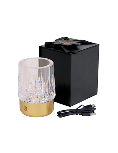 OGGETTISTICA: vendita online VASETTO LED 143151 ACRILICO 7X10,5CM in offerta