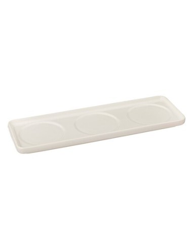 Set aperitivo Nora 4 pezzi stoneware bianco caldo | shopincasa.it