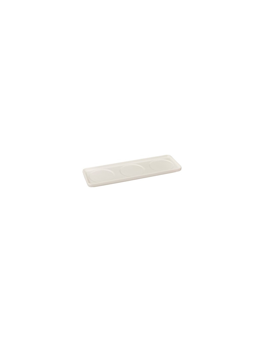 Set aperitivo Nora 4 pezzi stoneware bianco caldo | shopincasa.it