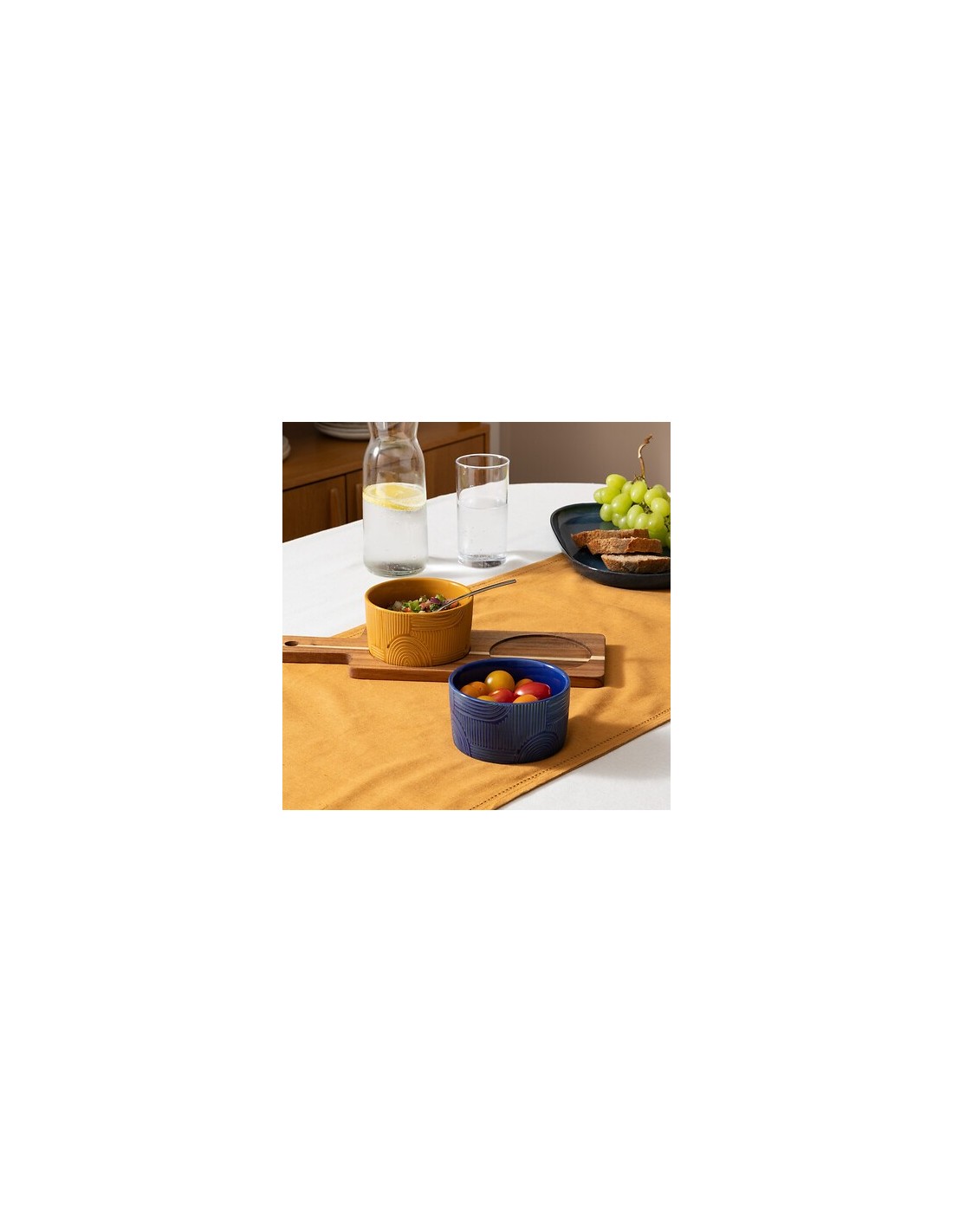 SET APERITIVO 196386 SOLEYA 2 CIOTOLE CON SUPPORTO LEGNO su Shop in...