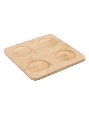 SET APERITIVO 196424 4 CIOTOLE CON SUPPORTO BAMBOO su Shop in Casa