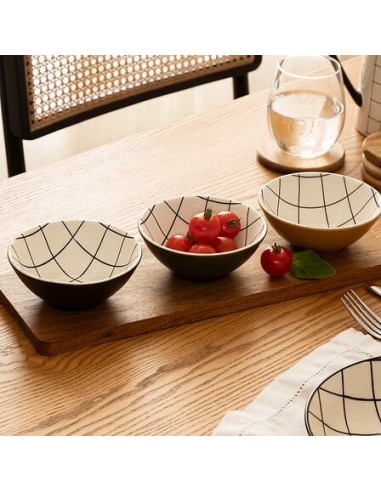 Set aperitivo Family Corner 4 pezzi in ceramica e acacia | shopincasa.it