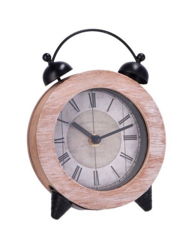 OROLOGIO SVEGLIA 83585 MDF 15X4X22CM ASSORTITO su Shop in Casa