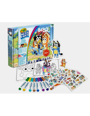 PRESCOLARI: vendita online CRAYOLA COLOR WONDER, ACTIVITY SET 40+ PEZZI, BLUEY, PENNARELLI SENZA MACCHIA, ADESIVI E PERSONAGG...