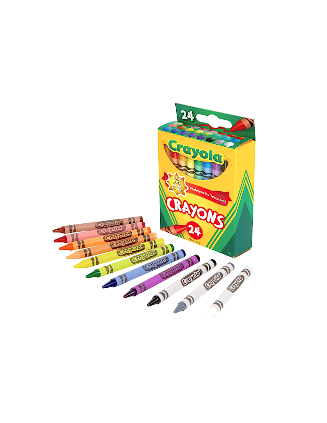 PRESCOLARI: vendita online CRAYOLA, 24 PASTELLI A CERA, CRAYON, CONFEZIONE DA 24 PEZZI, 24 COLORI ASSORTITI, SCUOLA, TEMPO LI...