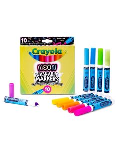 CONF 10 PENNARELLI 58-7846 NEON LAVABILI PUNTA MAXI
