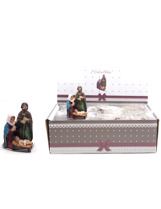 PERSONAGGI PRESEPE: vendita online Natività di Natale Color 6,5cm Creare Italia, Statuina in Resina Colorata, Dettagli Realis...