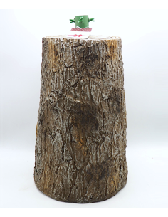 ALBERI DI NATALE: vendita online Base per Albero di Natale effetto legno Ø30cm H51cm, Copribase Decorativo Rustico Elegante, ...