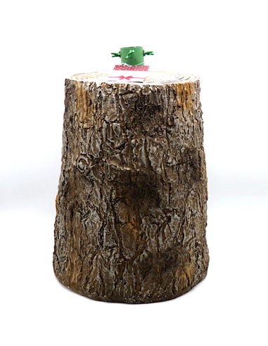ALBERI DI NATALE: vendita online Base per Albero di Natale effetto legno H36,5/31xD27/22cm, Copribase Decorativo Rustico, Acc...