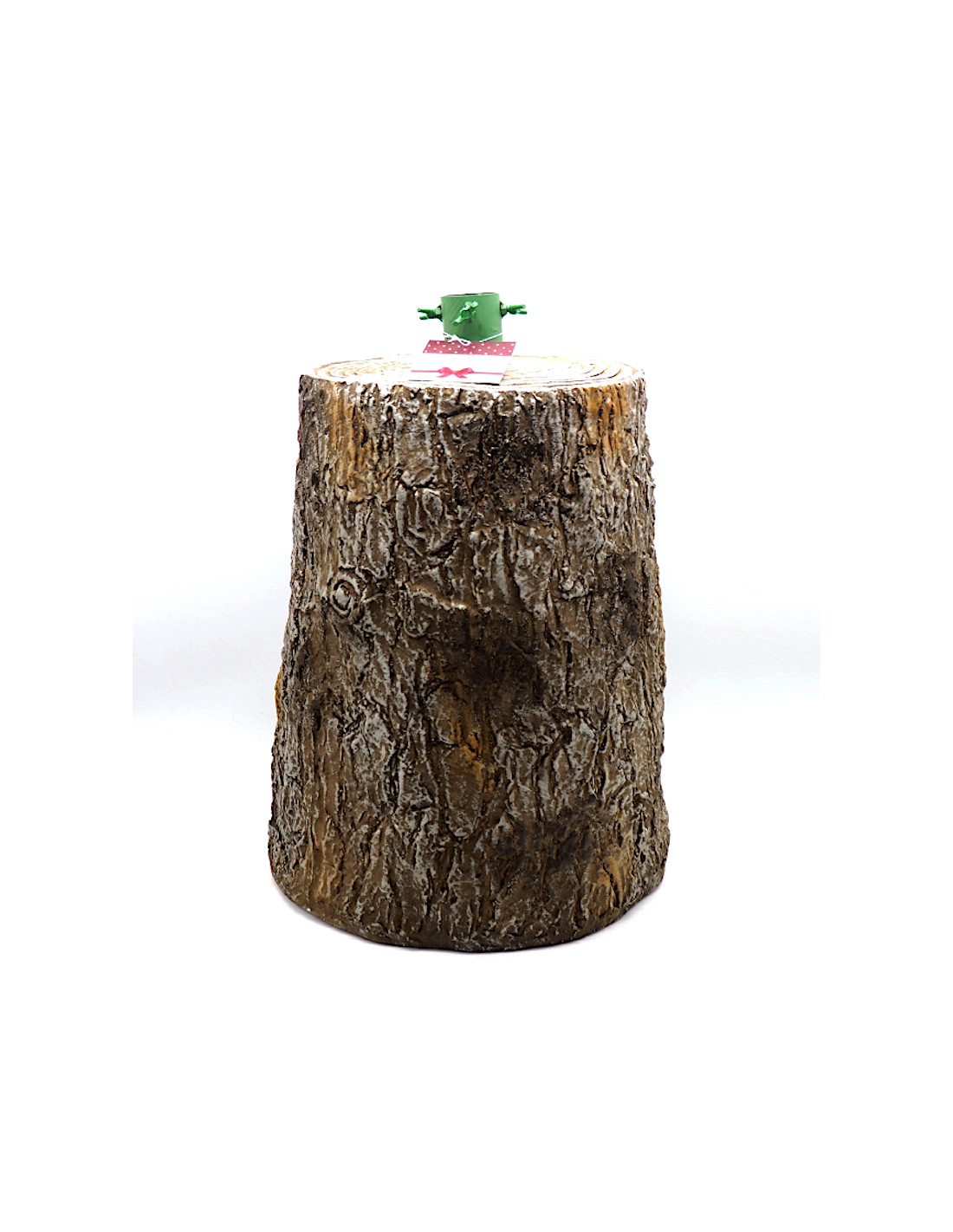 ALBERI DI NATALE: vendita online Base per Albero di Natale effetto legno H36,5/31xD27/22cm, Copribase Decorativo Rustico, Acc...