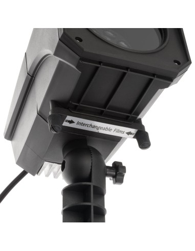 LUCI DI NATALE: vendita online Proiettore Garden LED Oscar, 12 Soggetti Intercambiabili, Effetto Rotante, 4x3W LED Bianco, Es...