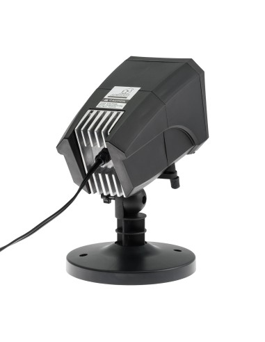 LUCI DI NATALE: vendita online Proiettore Garden LED Oscar, 12 Soggetti Intercambiabili, Effetto Rotante, 4x3W LED Bianco, Es...