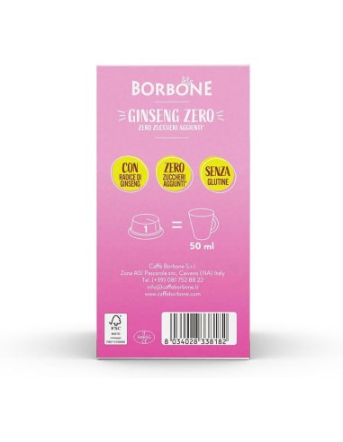 CAFFE': vendita online Caffè Borbone Ginseng Zero – 16 Capsule Compatibili Lavazza A Modo Mio in offerta