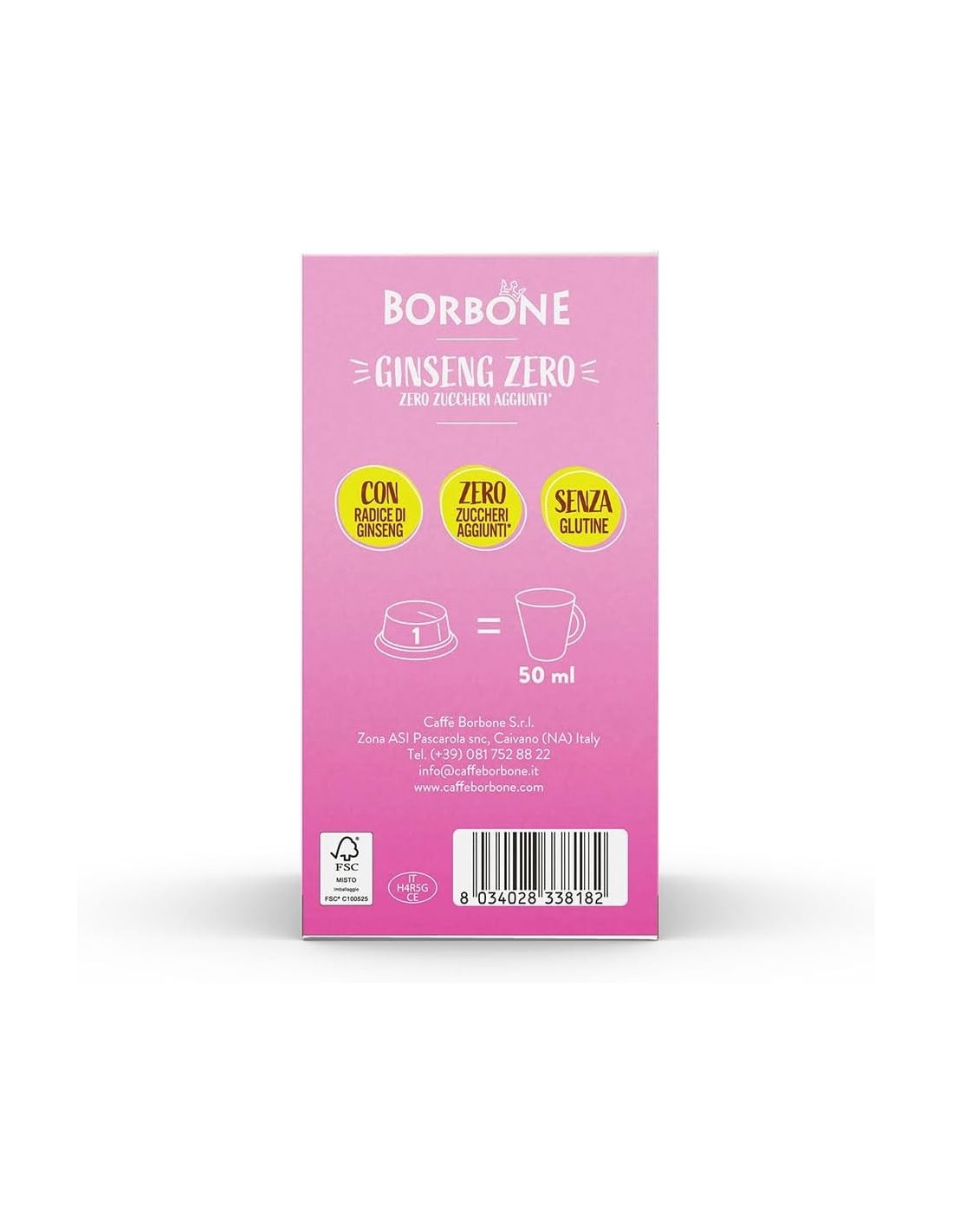 CAFFE': vendita online Caffè Borbone Ginseng Zero – 16 Capsule Compatibili Lavazza A Modo Mio in offerta