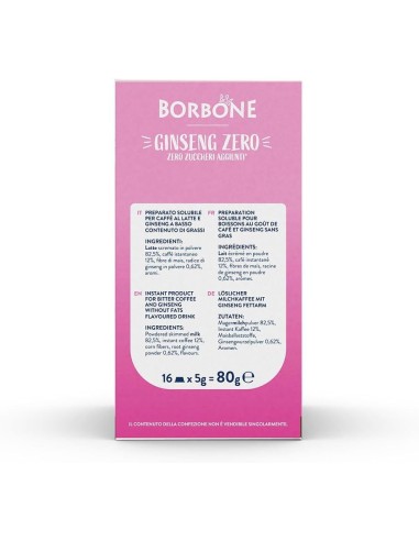 CAFFE': vendita online Caffè Borbone Ginseng Zero – 16 Capsule Compatibili Lavazza A Modo Mio in offerta