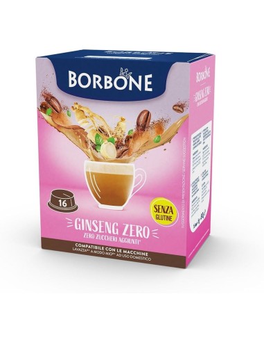 CAFFE': vendita online Caffè Borbone Ginseng Zero – 16 Capsule Compatibili Lavazza A Modo Mio in offerta