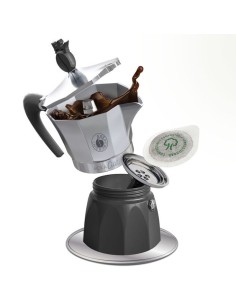 CAFFETTIERE ELETTRICHE: vendita online MokaCiao Induzione – Moka a Cialde per Piani a Induzione 3 Tazze (con 15 cialde omaggi...