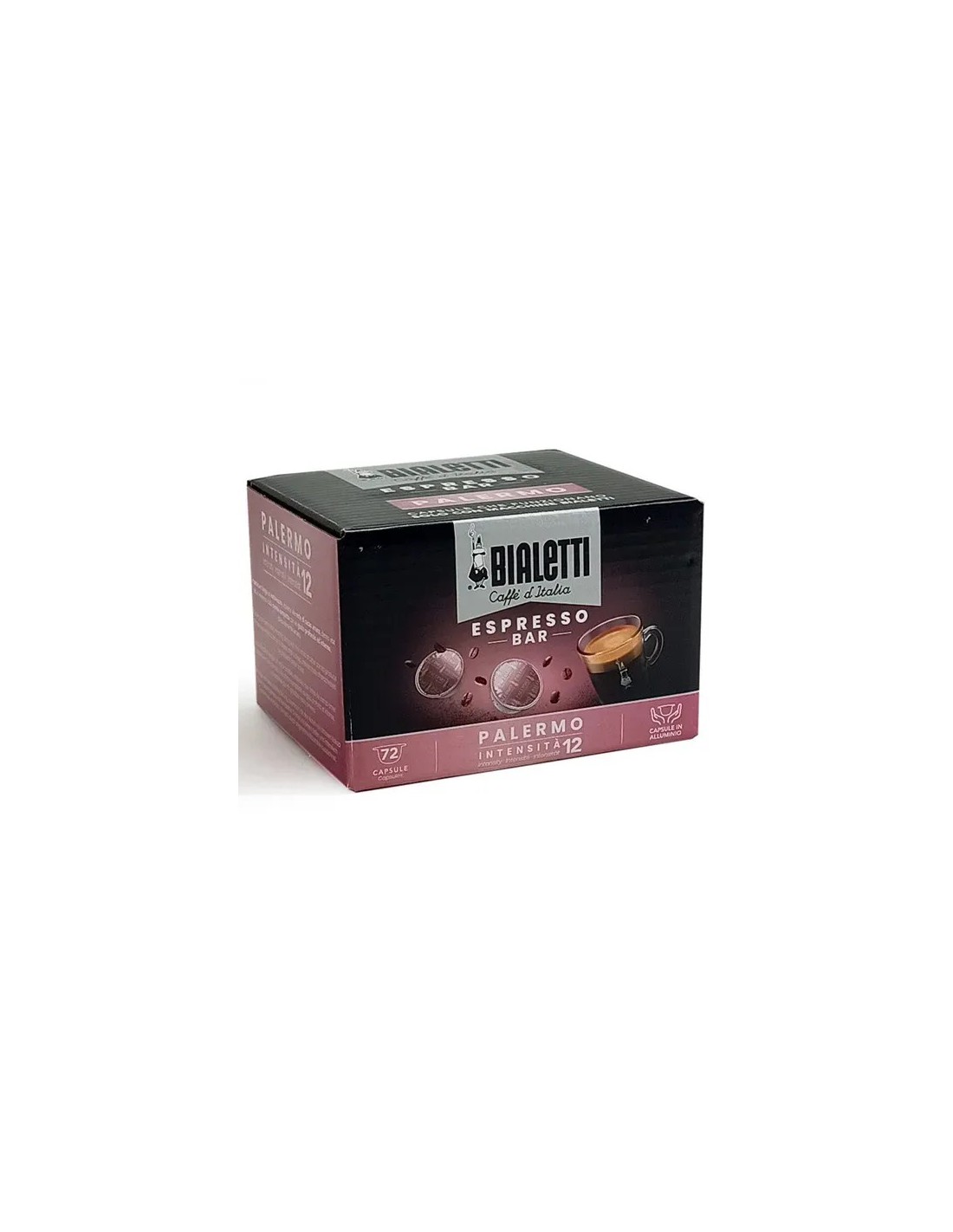 CAFFE': vendita online Bialetti Caffè d'Italia Palermo – Box 72 Capsule in offerta