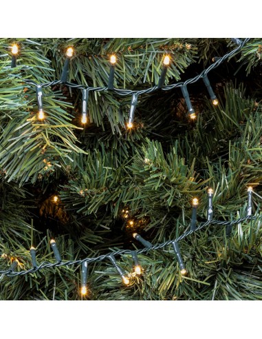 LUCI DI NATALE: vendita online Catena di Natale MiniCluster ø6cm NTL 9,1m, 432 LED Bianco Caldo, 8 Giochi di Luce, Timer 8h, ...