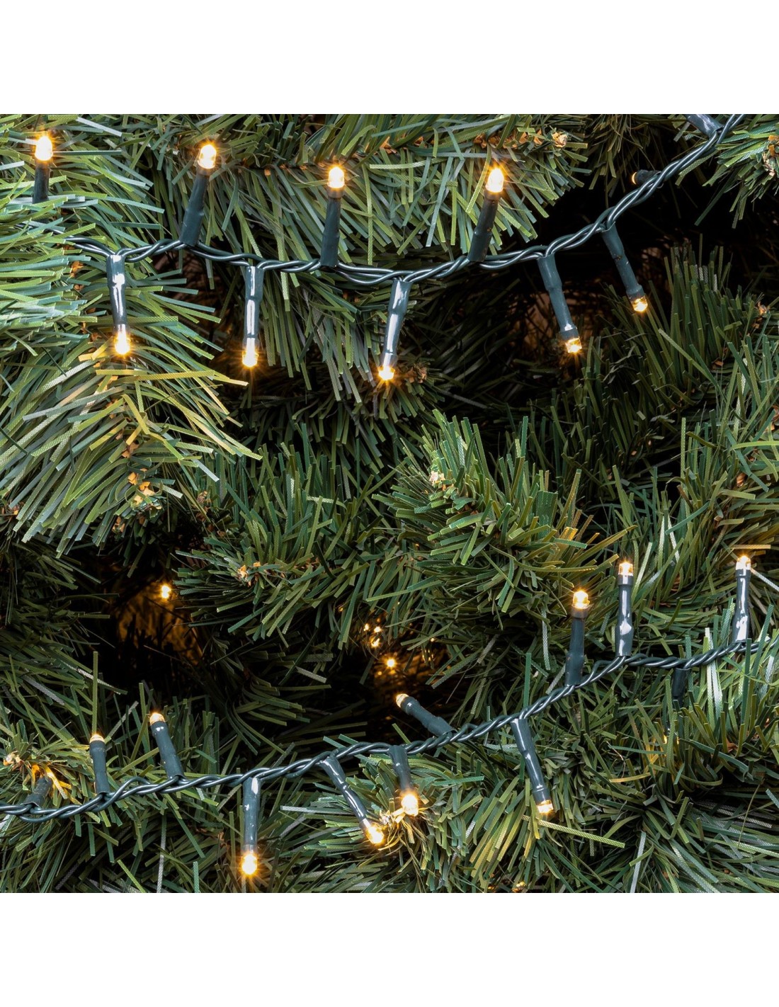 LUCI DI NATALE: vendita online Catena di Natale MiniCluster ø6cm NTL 9,1m, 432 LED Bianco Caldo, 8 Giochi di Luce, Timer 8h, ...