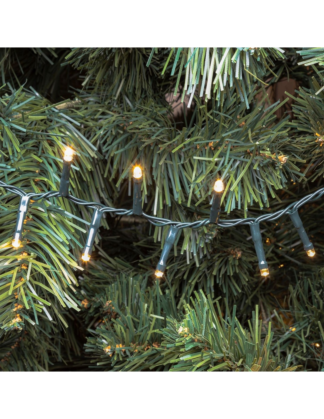 LUCI DI NATALE: vendita online Catena di Natale MiniCluster ø6cm NTL 9,1m, 432 LED Bianco Caldo, 8 Giochi di Luce, Timer 8h, ...