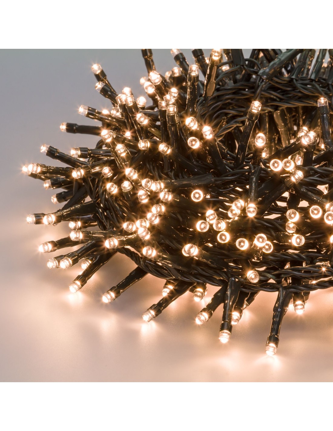 LUCI DI NATALE: vendita online Catena di Natale MiniCluster ø6cm NTL 9,1m, 432 LED Bianco Caldo, 8 Giochi di Luce, Timer 8h, ...