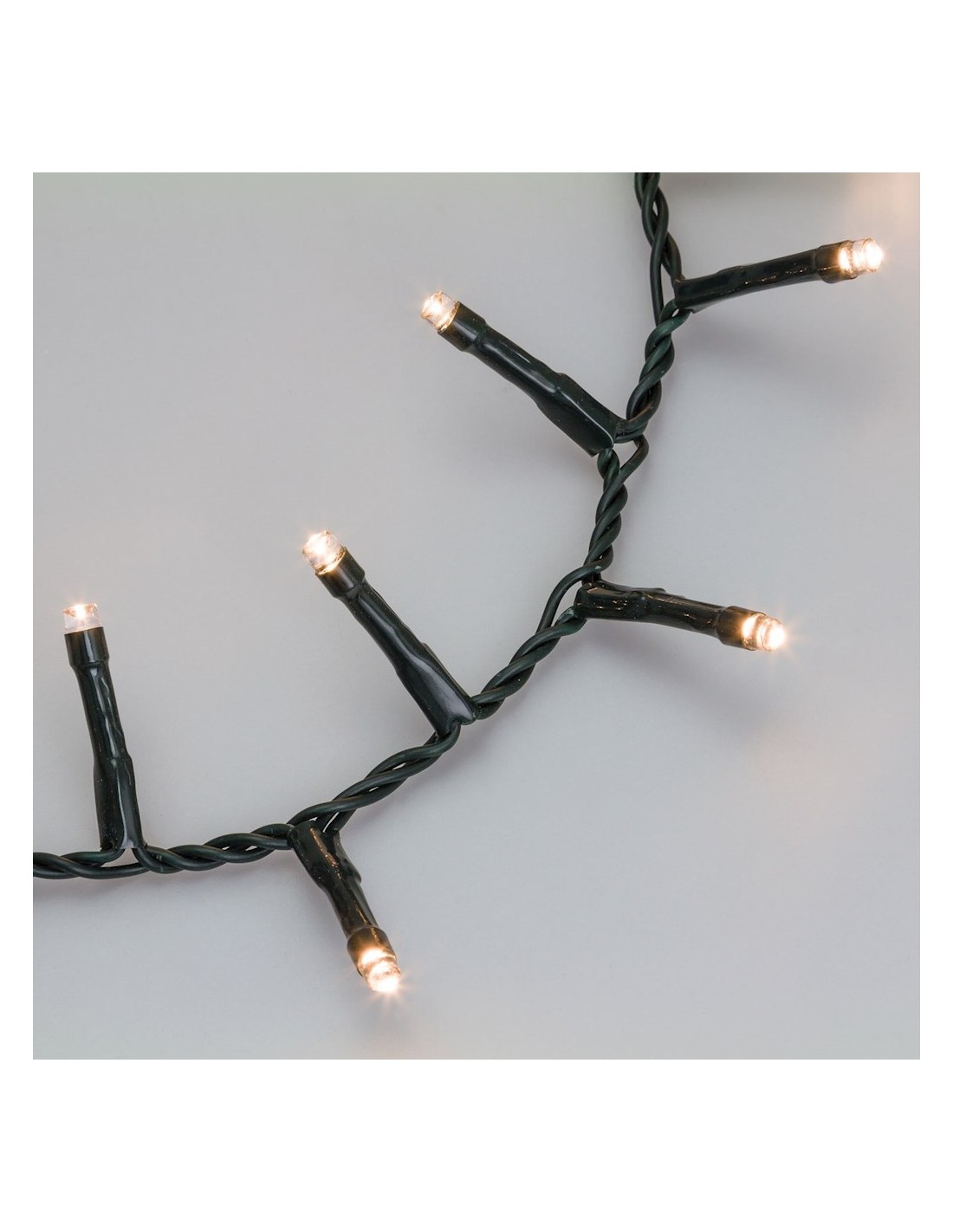 LUCI DI NATALE: vendita online Catena di Natale MiniCluster ø6cm NTL 9,1m, 432 LED Bianco Caldo, 8 Giochi di Luce, Timer 8h, ...