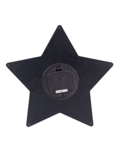 LUCI DI NATALE: vendita online Decorazione di Natale Papercut Silhouette Stella 23cm, Mix3 Modelli, LED Bianco Caldo e Blu Ef...