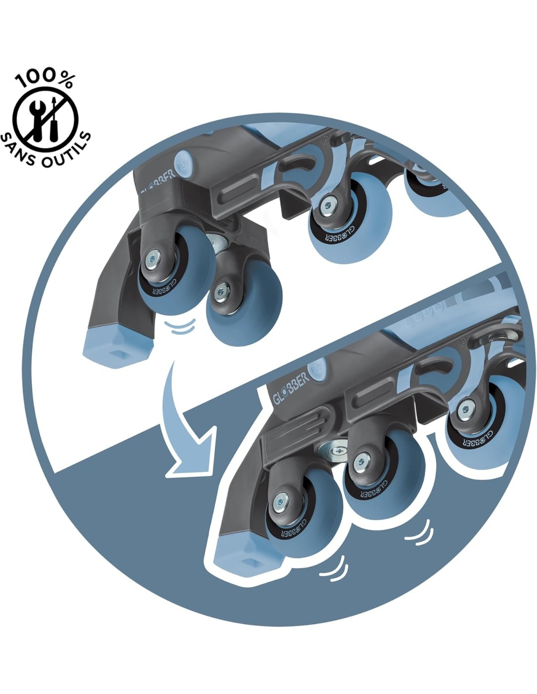 SPORT: vendita online PATTINI DA APPRENDIMENTO BLU 2IN1 TAGLIA 30-33 in offerta