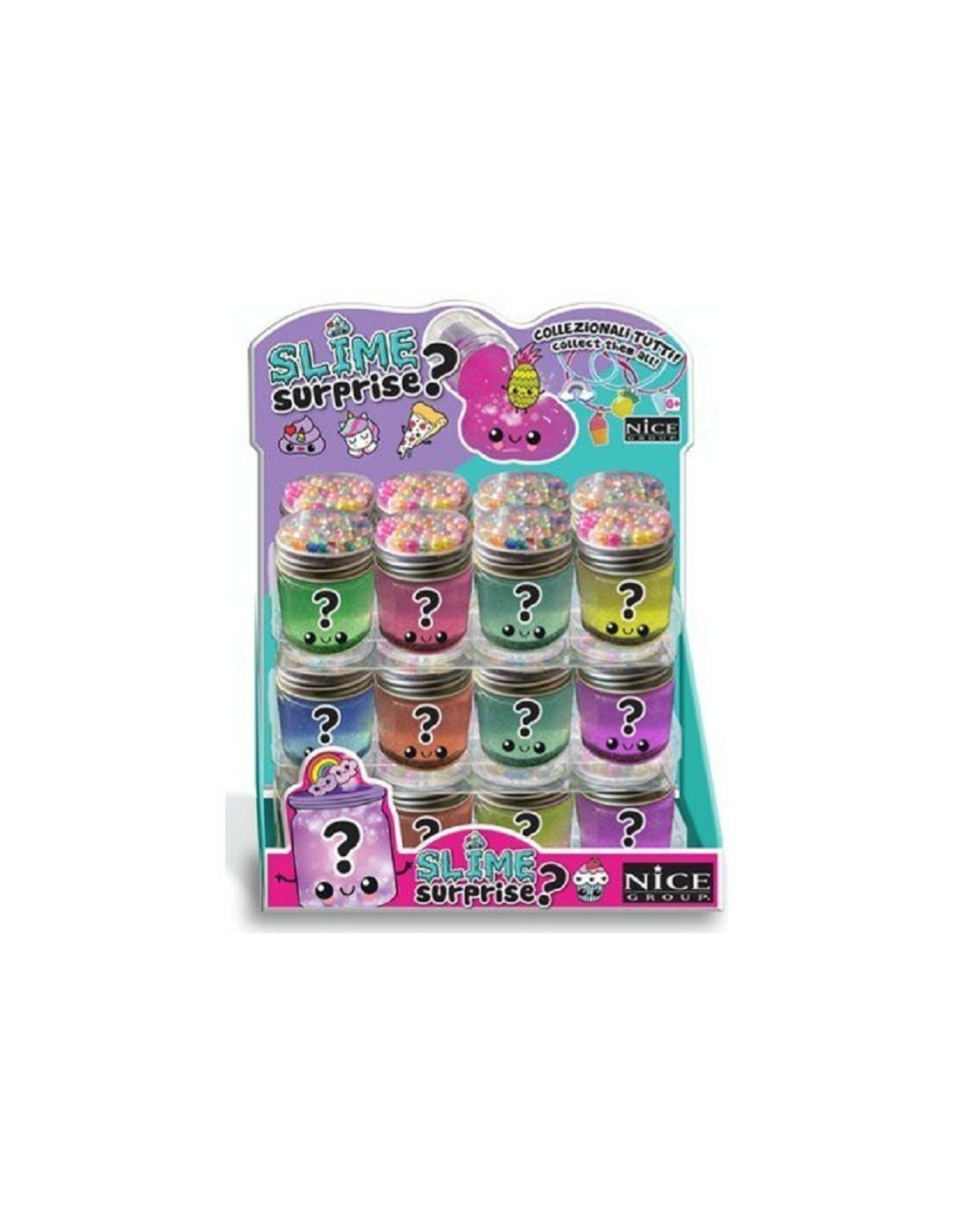 PRESCOLARI: vendita online SLIME SURPRISE, SLIME CON DECORAZIONI, SLIME CON SORPRESA, ASSORTITO in offerta