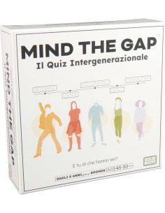 GIOCATTOLO PUBBLICIZZATO: vendita online GIOCO MIND THE GAP, GIOCO TRIVIA MULTIGENERAZIONALE, 2000 DOMANDE, 4+ GIOCATORI, 8+ ...