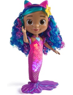 GIOCATTOLO PUBBLICIZZATO: vendita online BAMBOLA GABBY SIRENA SING SHINE, IMPERMEABILE CON LUCI E SUONI, 3+ ANNI in offerta