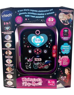 GIOCHI GIRL: vendita online KIDISECRETS SELFIE MUSIC 2.0 BLACK, DIARIO SEGRETO INTERATTIVO, DOPPIA FOTOCAMERA E MP3, 6+ ANNI ...