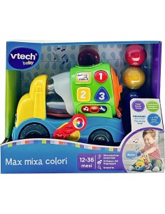 INFANZIA: vendita online MAX MIXA COLORI, CAMIONCINO PARLANTE, 5 MELODIE, RICONOSCE E MIXA COLORI, 12-36 MESI in offerta