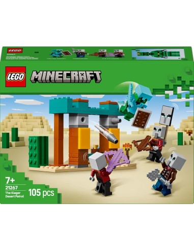 GIOCATTOLO PUBBLICIZZATO: vendita online LEGO MINECRAFT, PATTUGLIA NEL DESERTO DELLA BESTIA, GIOCATTOLO DA COSTRUIRE CON FIGU...