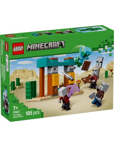 GIOCATTOLO PUBBLICIZZATO: vendita online LEGO MINECRAFT, PATTUGLIA NEL DESERTO DELLA BESTIA, GIOCATTOLO DA COSTRUIRE CON FIGU...