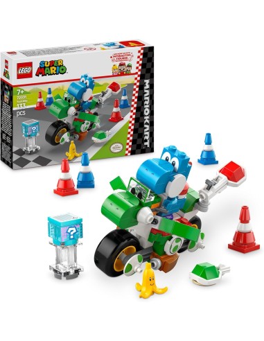 GIOCATTOLO PUBBLICIZZATO: vendita online LEGO SUPER MARIO, KART: MOTO YOSHI, GIOCATTOLO INTERATTIVO DA COSTRUIRE, 7+ ANNI in ...